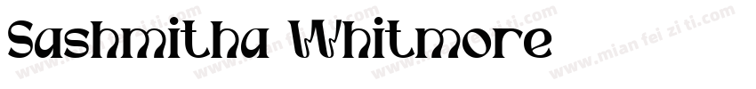 Sashmitha Whitmore字体转换